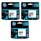  Hp Kit Cartuchos Hp 664 2 + Cartucho Hp 664 Colorido 1