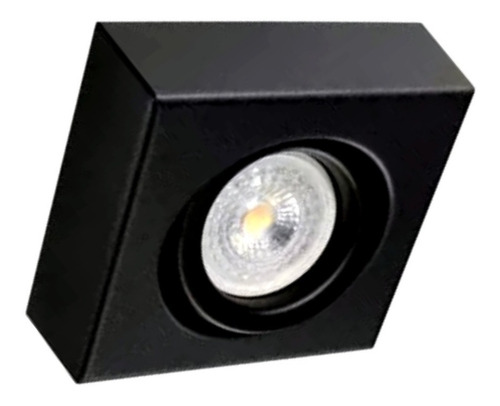 Spot Semi Embutir Cuadrado Dicroica Led 7w Completo Para Conectar Para Caja Octogonal Chica Garantia 1 Año X Defecttos