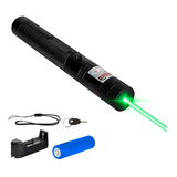 Puntero Laser Verde 100 Mw Bateria Recargable Con Llave 