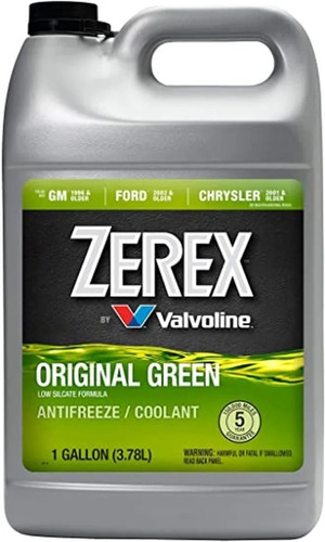 Valvoline Zerex Refrigerante Verde Orig X4l Caja Cerrada 6x4