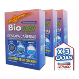 Bactericida Biosept Destapa Cañerías X 3 Cajas