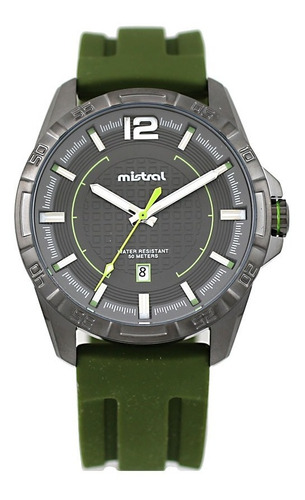 Reloj Mistral Gti-2215-03 Sumergible Agujas Calendario