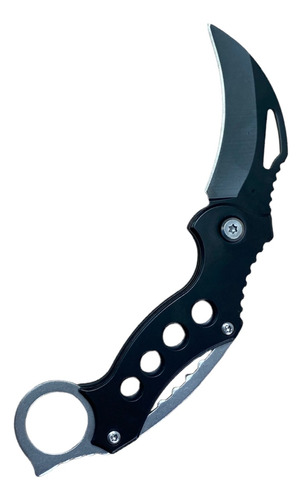 Canivete Faca Karambit Tatica Curva Afiada Militar Cs Go Aço