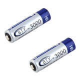 Paquete 4 Baterías Aa 3000mah 1.2volts Recargable