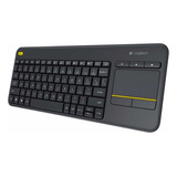 K400 Plus Logitech Color Del Teclado Negro Idioma Español