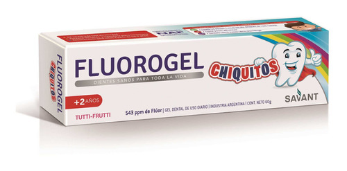 Chiquitos Gel Tutti Fruti X60gr Fluorogel