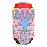 Porta Lata Neoprene 350ml Gatos Com Frio