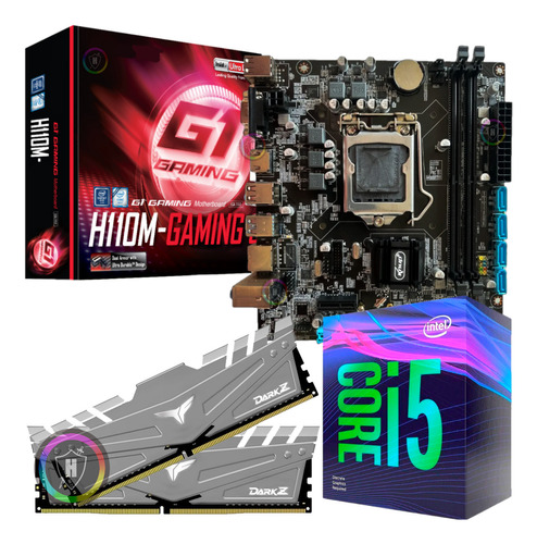 Kit Upgrade Pc Gamer Ddr4 - Intel Core I5 + H110m + 16gb Ram