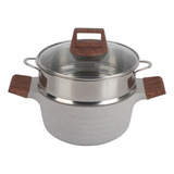 Olla De Sopa Uk Plug De 20 Cm Con Vaporera Para Horno Holand