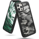 Funda De Camuflaje Negro Para iPhone 12 Pro Max