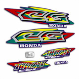Calcos Honda Cg Titan 125 Cdi 1999. Completo Varios Colores