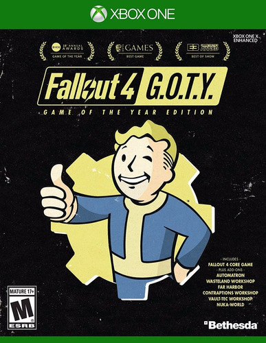 Fallout 4 Goty 4 Game Of The Year Edition Xbox One