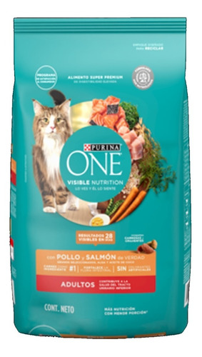 Croquetas Purina Para Gato 7kg Pollo Y Salmón