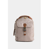 Morral Bloom 2 Jacquard Monograma Vz Para Mujer Porta Trolle Color Beige