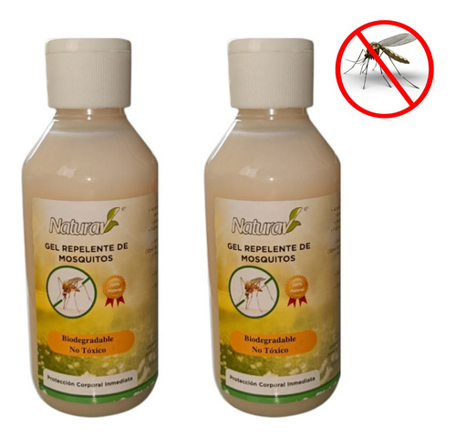 Gel Repelente De Zancudos Mosquitos Biodegradable Citronela