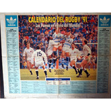 Lámina Original Revista Gráfico Rugby 1991 Calendario Pumas