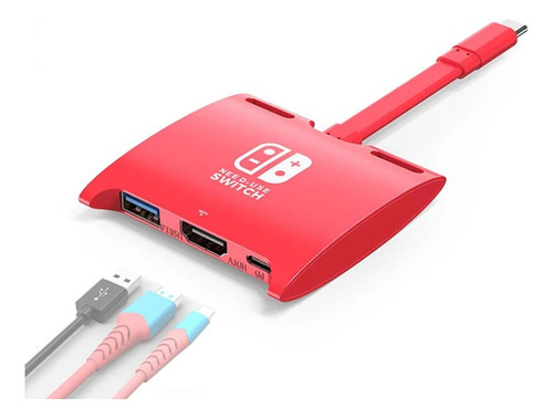 Dock Hub Portátil Para Nintendo Switch Tv Hdmi