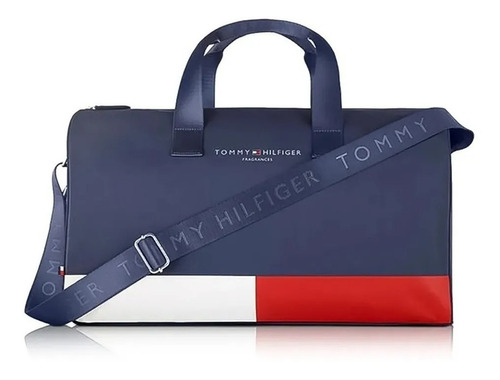 Bolso Tommy Hilfiger Original Con Cierre Poliester Importado