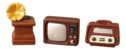 Conjunto De Televisão Colecionável Modelo 1:6 1:12 Micro