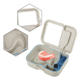 Caja De Almacenamiento De Dientes Postizos Para Dentaduras P