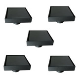 Pack X 5 Unidades Rejilla Invisible 10x10 Acero Inox Negra