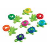 Learning Resources Shape Shell Turtles, Juego De 8, Multicol