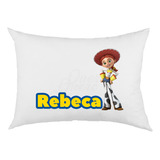 Fronha Capa Travesseiro Personalizada Toy Story Jessie T9