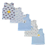 Esqueletos Niño X 5 Unidades Bebé Camisetas Tipo Carters