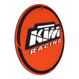 Placa 3d Ktm Moto Marca Garagem Decorativa Mdf Relevo P044