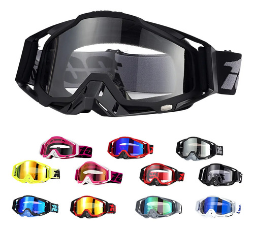 Googles Motocross De Tácticas Ajustables Para Sport Gafas | MercadoLibre