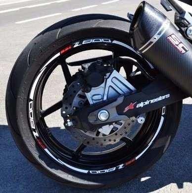 Friso Tuning Adesivo Refletivo Roda Moto Kawasaki Z 800 M1