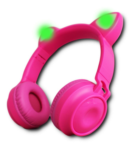 Fone Headphone Ouvido Orelha De Gato Bluetooth Led Coloridos