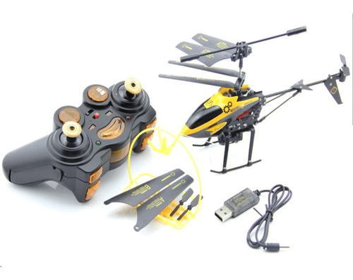 Mini Helicóptero Wltoys V388 Giro 3.5 Canais Cont. Remoto