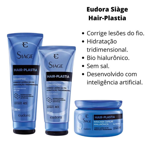 Siage Hair Plástica Dos Fios 