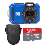 Cámara Digital De Fotos 4less Kodak Pixpro Wpz2 Color Azul