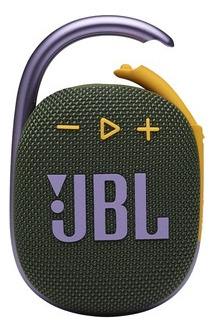 Alto-falante Jbl Clip 4 Portátil Com Bluetooth Verde Amarelo