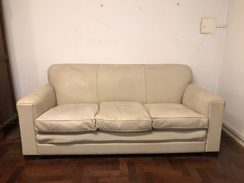 Sillon Usado 3 Cuerpos Almohadones Pluma De Ganso