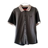 Guess Polera Ss Cooper Polo Jet Black Hombre