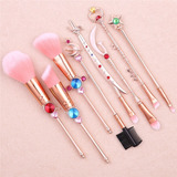 Set De 8 Brochas Maquillaje Sailor Moon Anime Profesionales