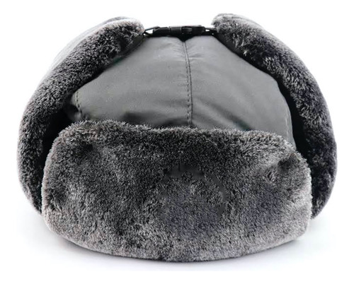 Gorro Ruso Aviador Térmico Esquí Impermeable C/piel Ushanka