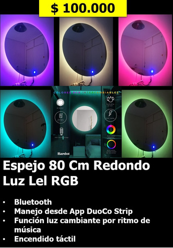 Espejo Led Redondo