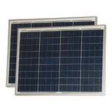 Oferta Pack X2 Panel Solar 50w Policristalino Enertik Cuotas