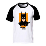 Batman Logo Superheroe  Remera Spun Adulto/niño 