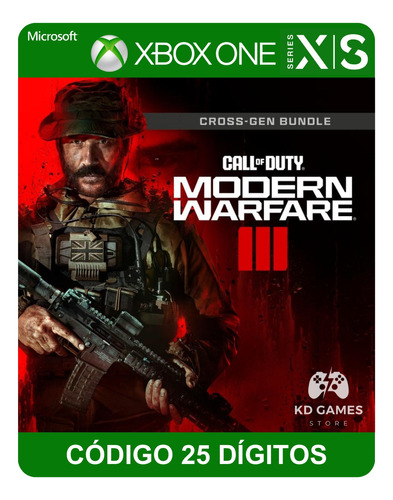 Call Of Duty Modern Warfare 3 Xbox One X|s Código 25 Dígitos