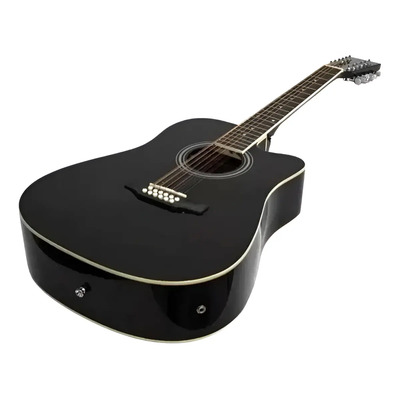 Docerola Texana Segovia Electroacustica C\u002Fafinador Color Negro Material Del Diapasón Arce Orientación De La Mano Diestro | Envío gratis