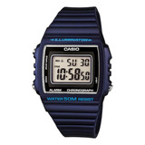 Reloj Casio W-215h Hombre Azul Rey Original 