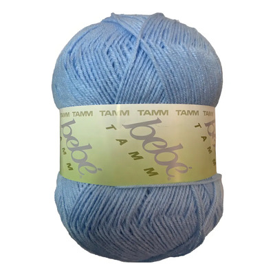 Estambre Fino Para Bebé 200g 100% Acrílico Azul Medio 6565 Tamm | MercadoLibre