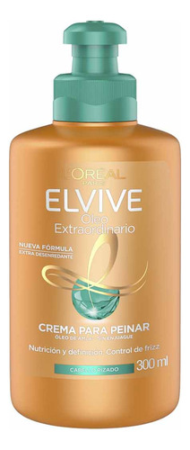 Crema Para Peinar Oleo Extraordinario Rizos 300ml Elvive