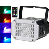 Luz Proyector Ritmica Estroboscopica 36 Led Luz Rgb