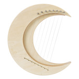 Instrumento Tipo Lira Rayachen, Luna En Sol, 8 Cuerdas